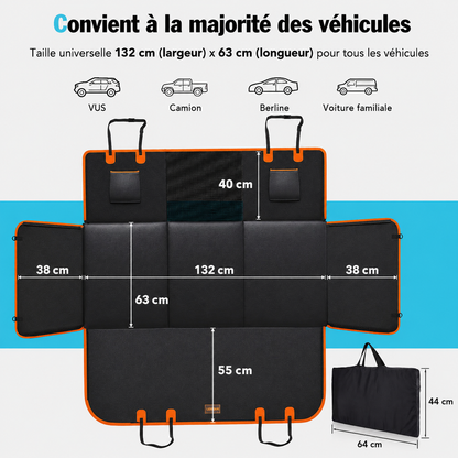 Protection de Siège d’Auto pour Chien – Banquette Extensible Ultra Résistante