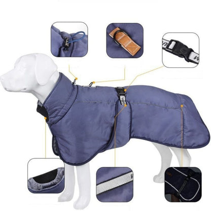 Manteau Hiver pour Grand Chien | Imperméable, Chaud et Ajustable