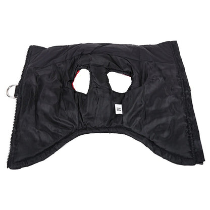 Manteau pou Chien Duo Hiver : Veste Chien 2-en-1 Imperméable avec Harnais de Sécurité