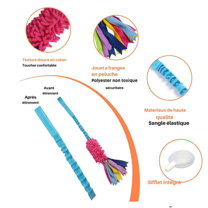 Jouet Intelligemment Masticable pour Chien – Stimule l’Esprit & Nettoie les Dents