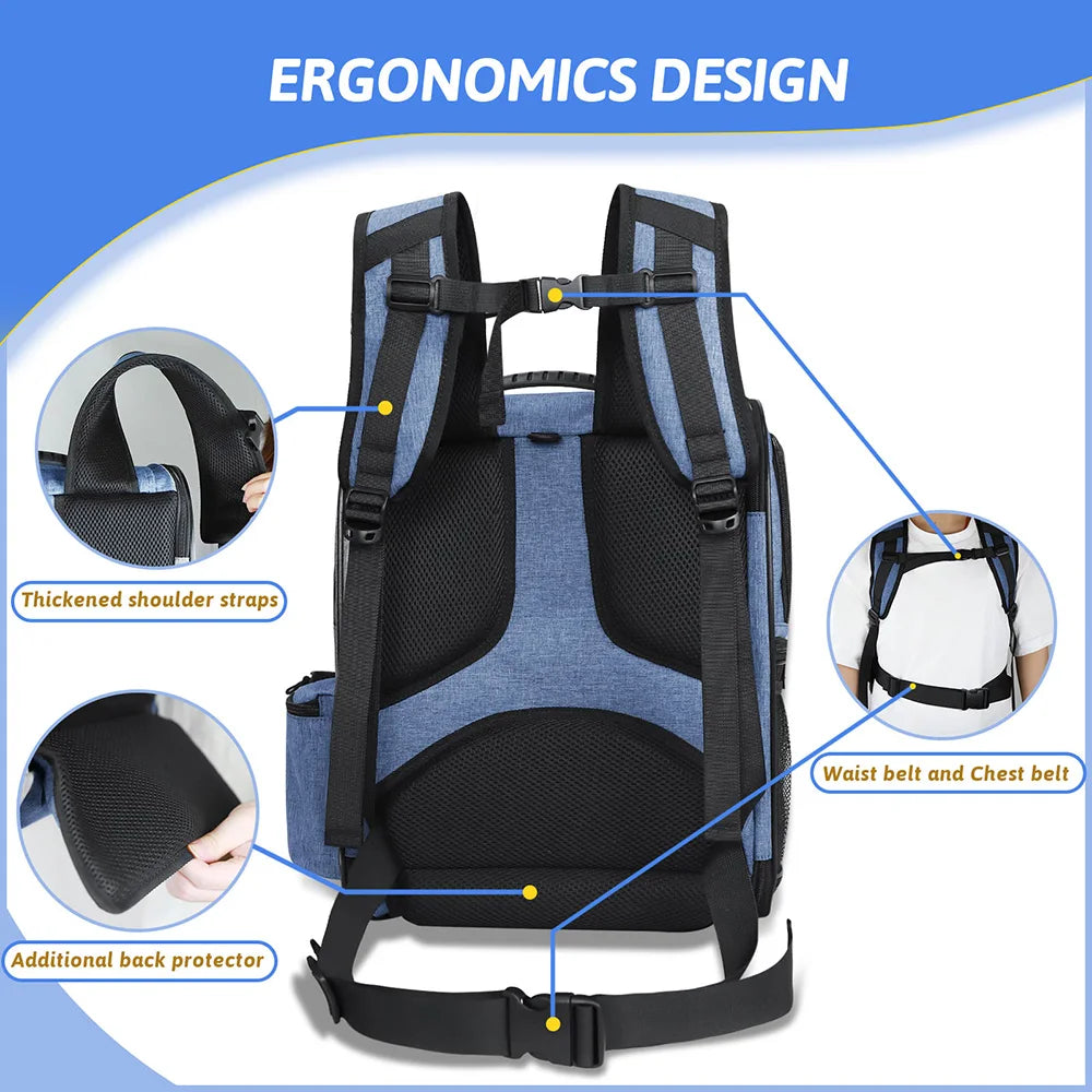 Sac a dos pour chien  - Alpha™: Le compagnon de voyage idéal pour votre animal