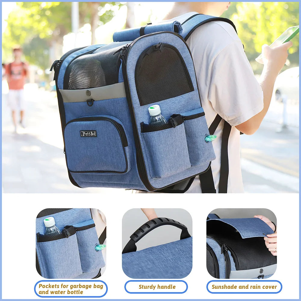 Sac a dos pour chien  - Alpha™: Le compagnon de voyage idéal pour votre animal