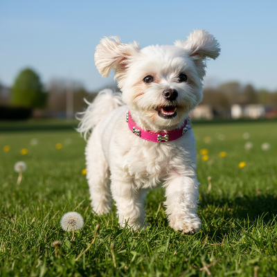 collier-pour-chien-rose-os
