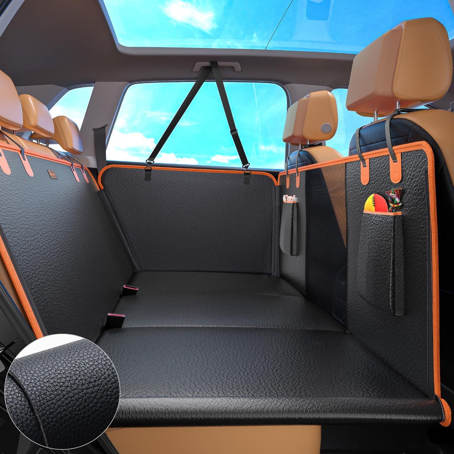 Protection de Siège d’Auto pour Chien – Banquette Extensible Ultra Résistante